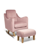 Mamas & Papas Nursing Chairs Bowdon Nursing Chair & Footstool Set - Blush Velvet