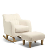 Mamas & Papas Nursing Chairs Hilston Nursing Chair & Footstool Set - Off White Boucle