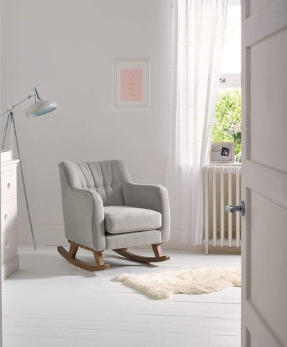 Mamas & Papas Nursing Chairs Hilston Nursing Chair - Silver Woven