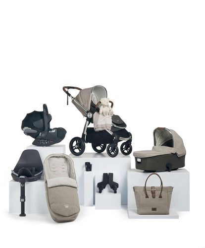 Mamas & Papas Ocarro Pushchair Complete Bundle with Cybex Cloud T Car Seat & Base (10 Pieces) – Heritage