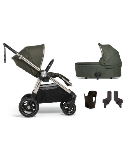 Mamas & Papas Ocarro Pushchair Starter Bundle with Carrycot (4 Pieces) Hunter Green