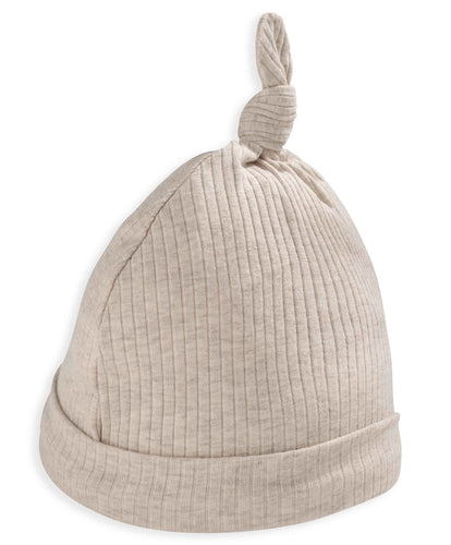 Mamas & Papas Other Clothing & Accessories Organic Cotton Ribbed Hat - Oatmeal