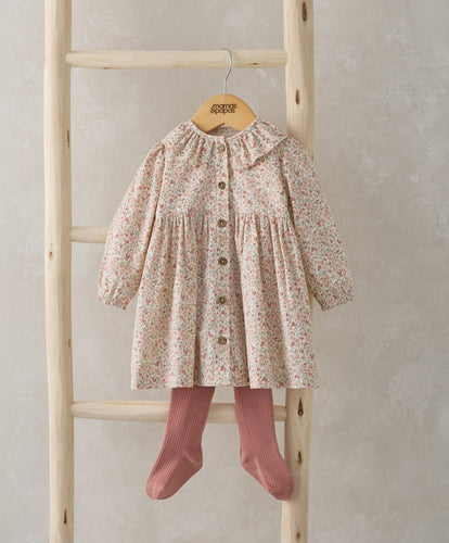 Mamas & Papas Outfits & Sets Floral Cord Dress with Tights