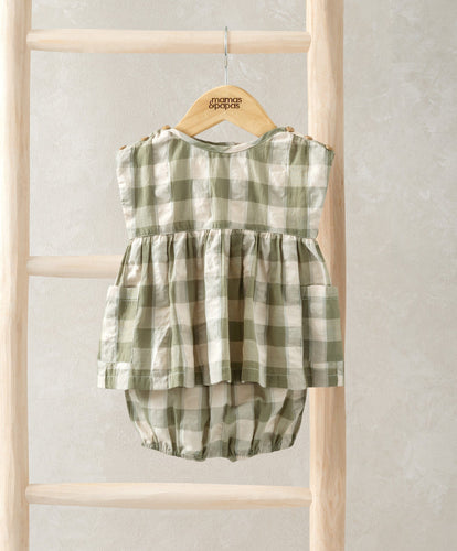 Mamas & Papas Outfits & Sets Gingham Set (2 Pieces)