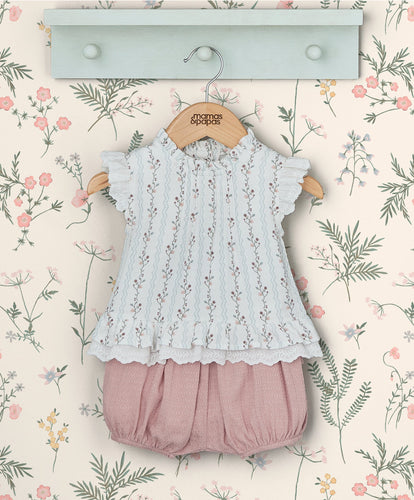 Mamas & Papas Outfits & Sets Laura Ashley Blouse & Bloomer Outfit Set