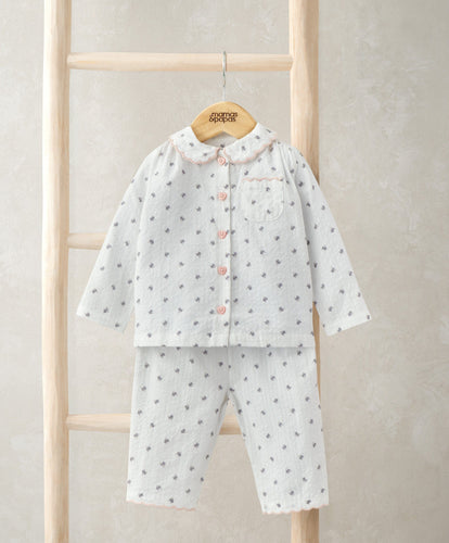 Mamas & Papas Pyjamas & Nightwear Scalloped Pyjamas - Floral