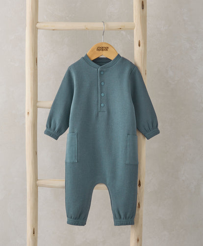 Mamas & Papas Rompers Pocket Romper - Blue