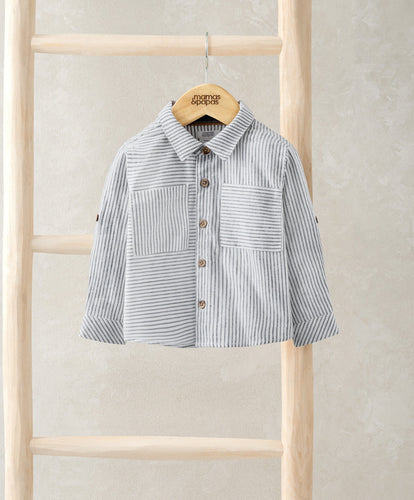 Mamas & Papas Tops & Shirts Pinstripe Shirt