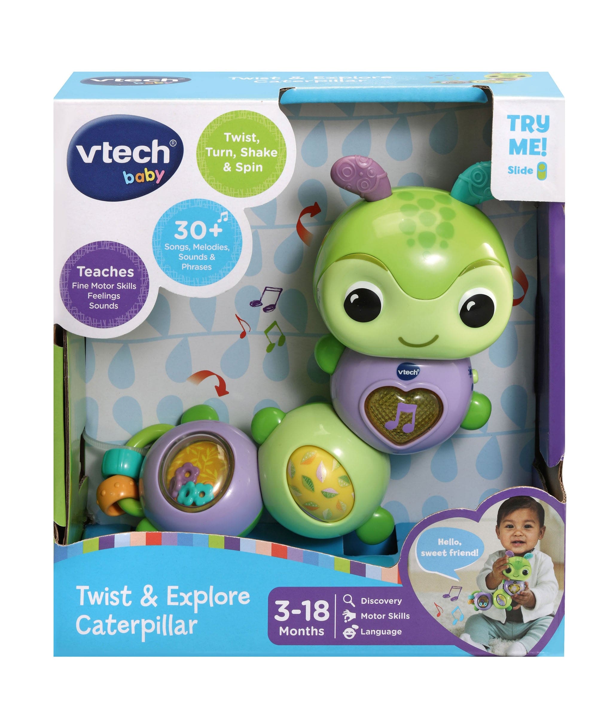 VTech Twist & Explore Caterpillar Baby Toy