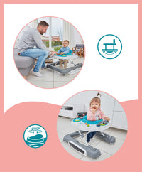 Babymoov 5-in-1 Walker & Rocker - Blue – Mamas & Papas IE