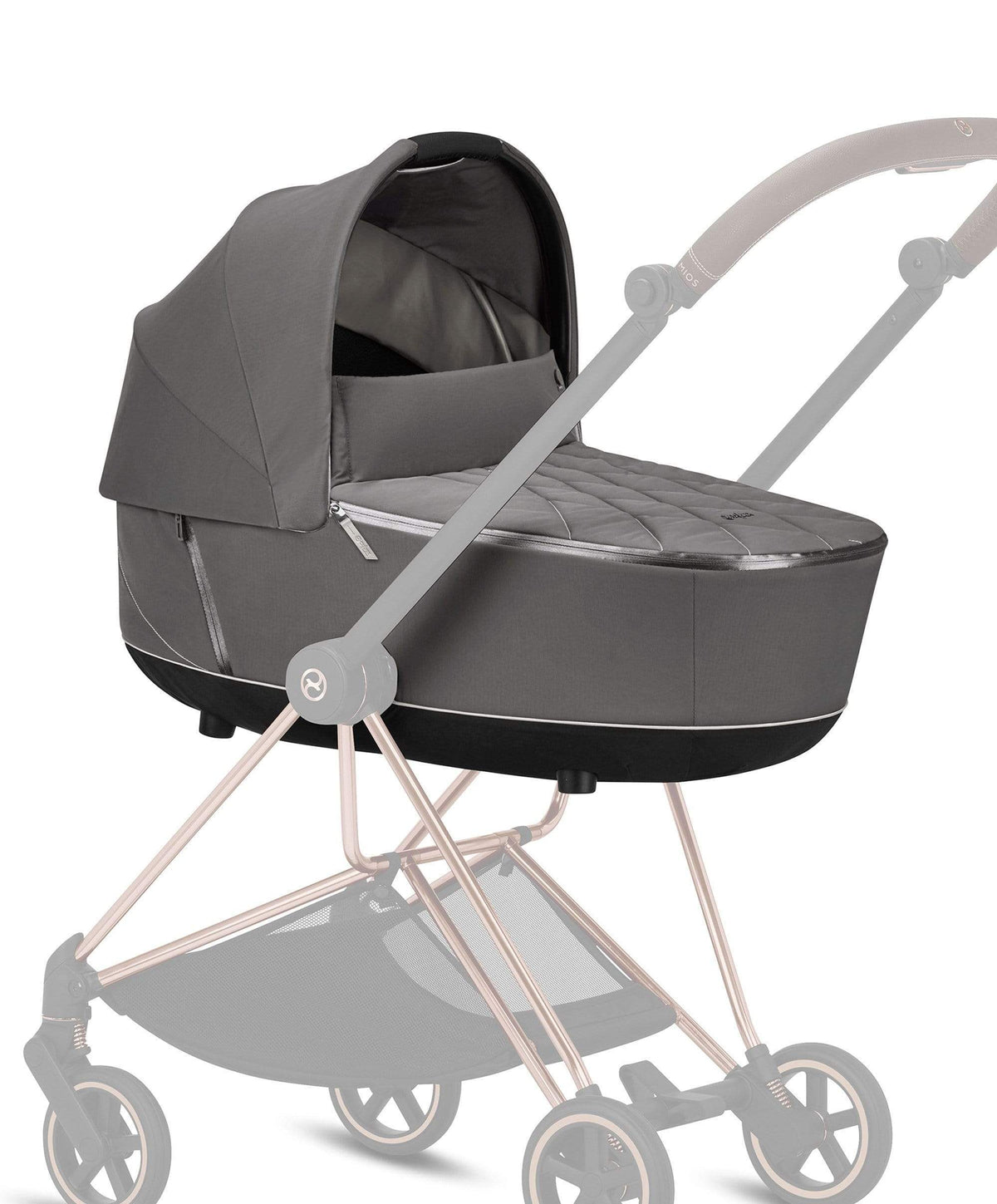 Cybex Mios Lux Carrycot Grey Pushchairs Prams Mamas Papas IE