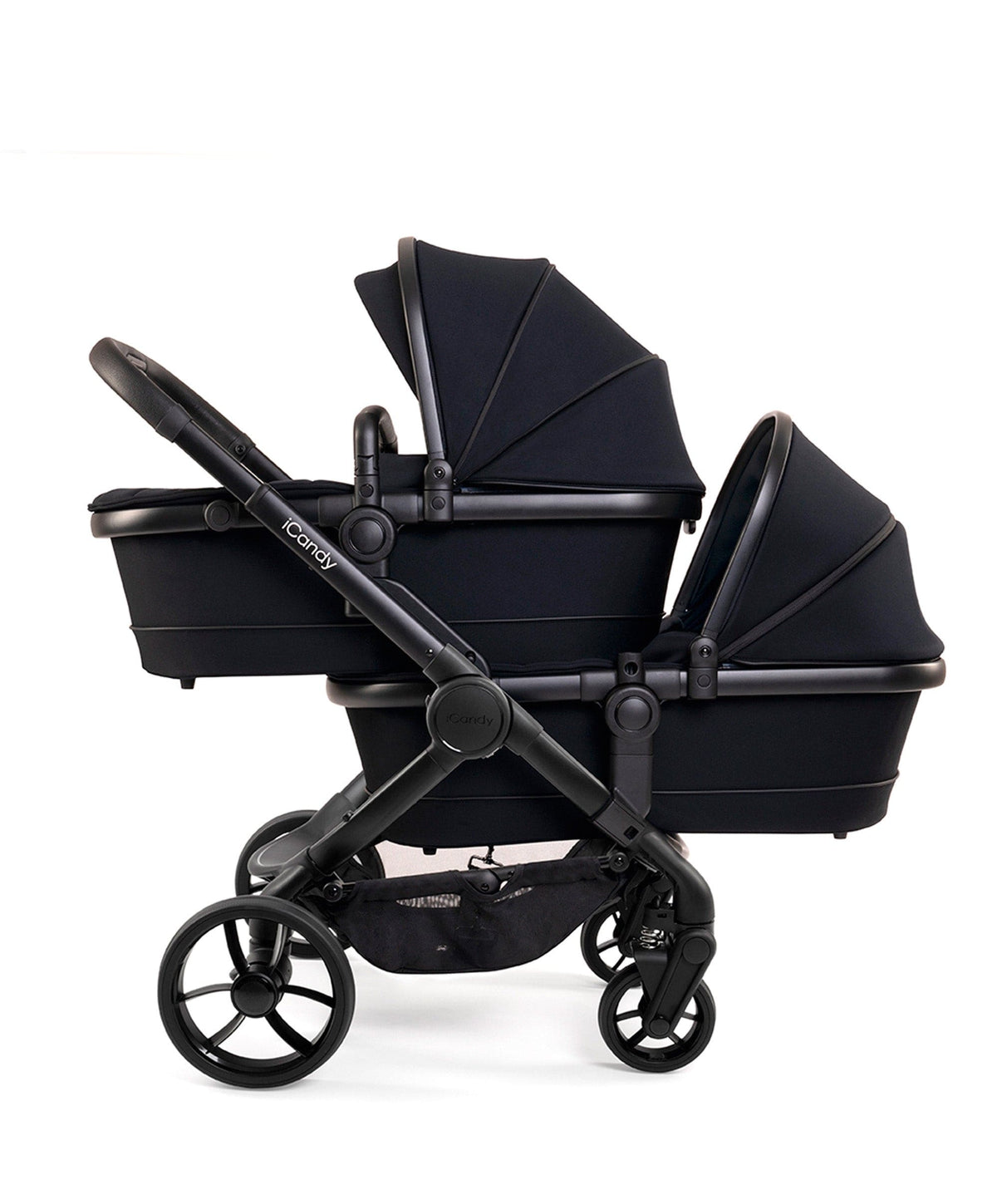 iCandy Peach 7 Twin Pushchair Bundle Black Mamas Papas IE