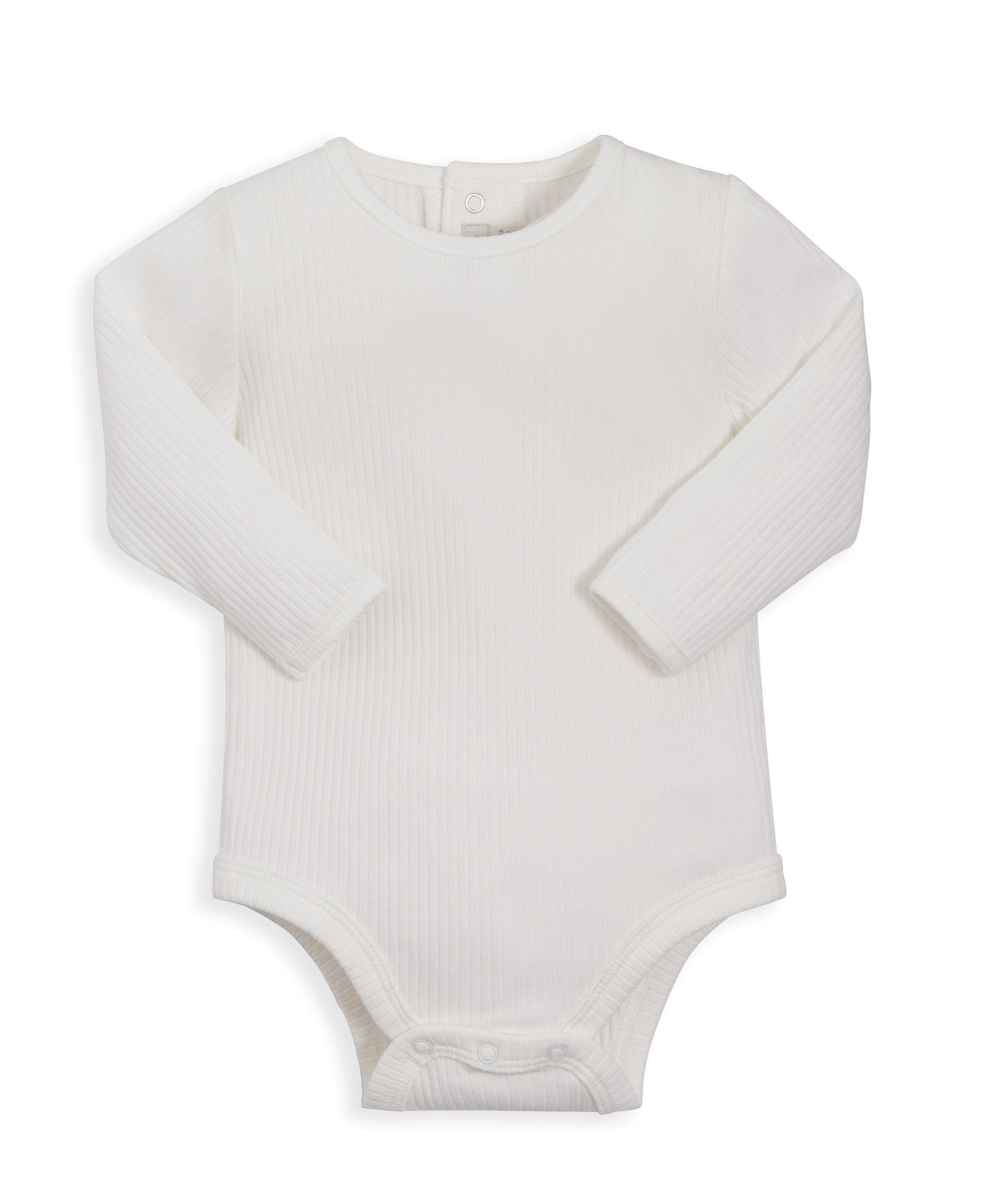 Ribbed Bodysuit - White