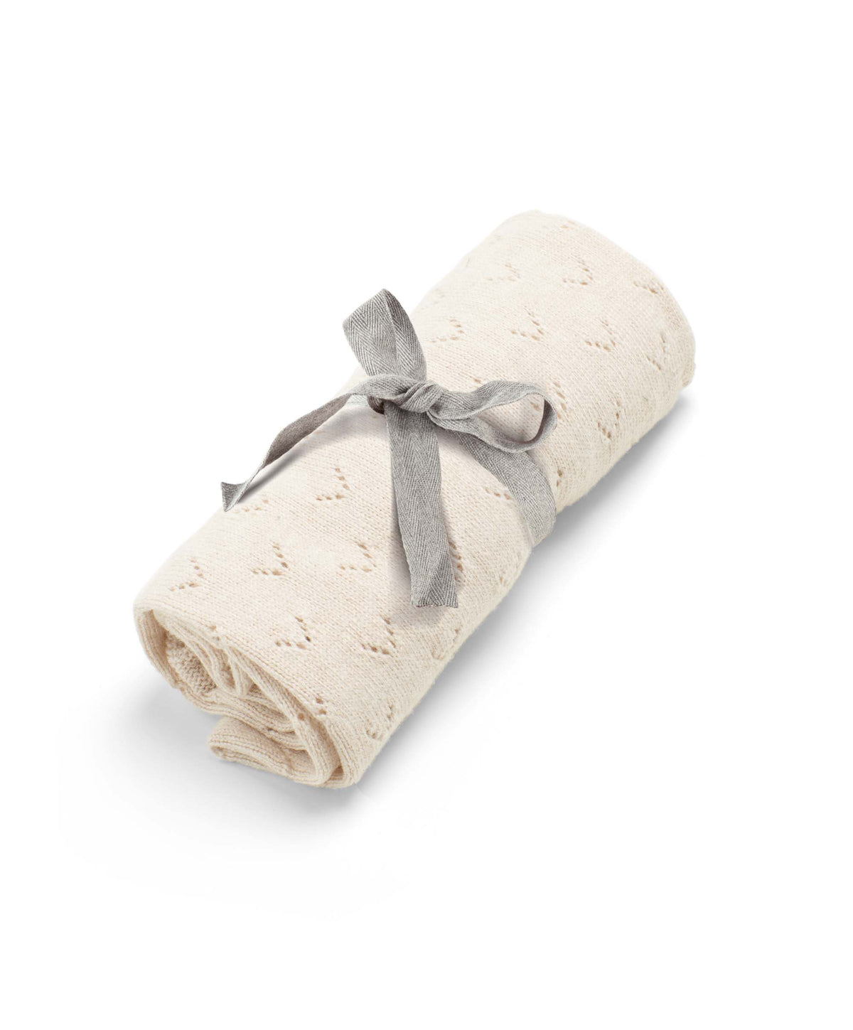 Born to be Wild Oatmeal Pointelle Blanket Mamas Papas IE