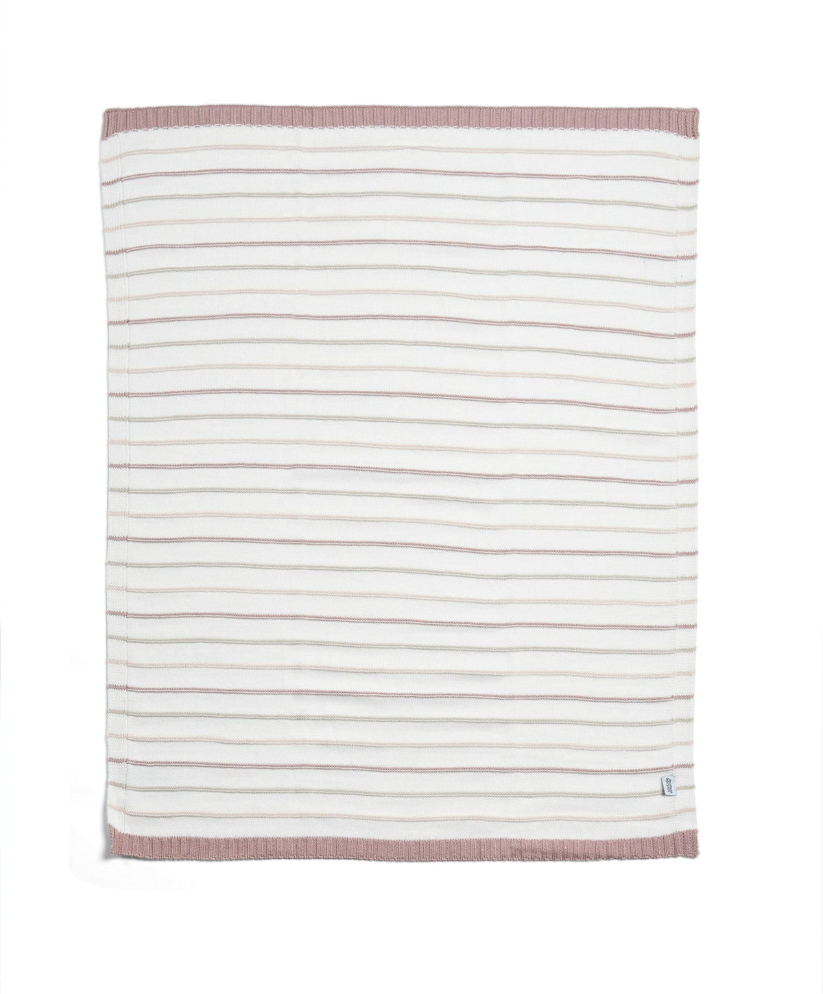 Blanket Knitted Pink Stripe Nursery Interiors Mamas Papas IE