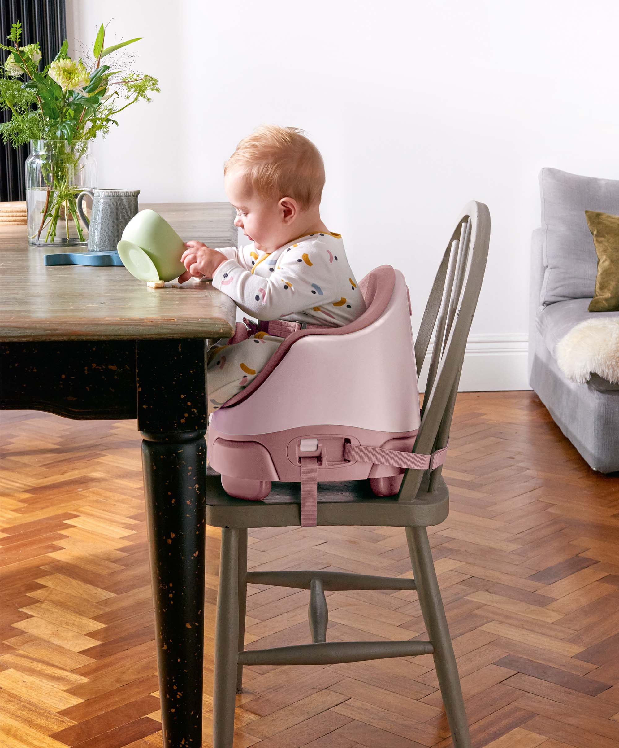 Mamas and papas hot sale pink high chair