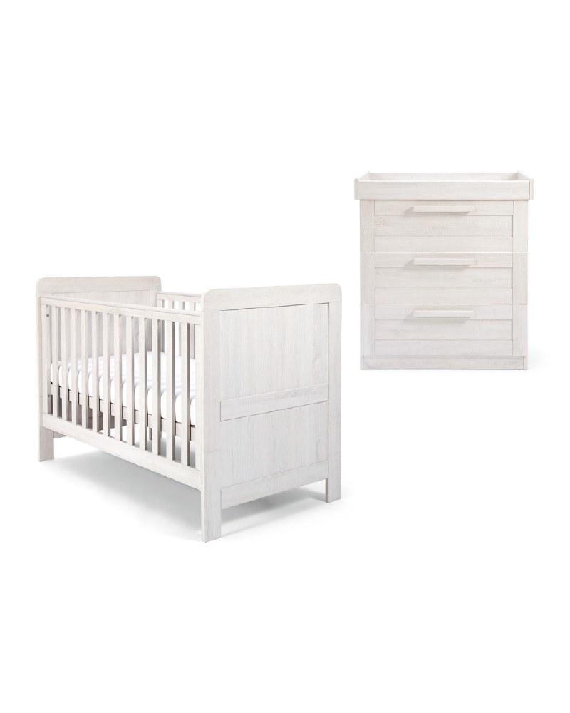 Monochrome cot 2024 bed bedding