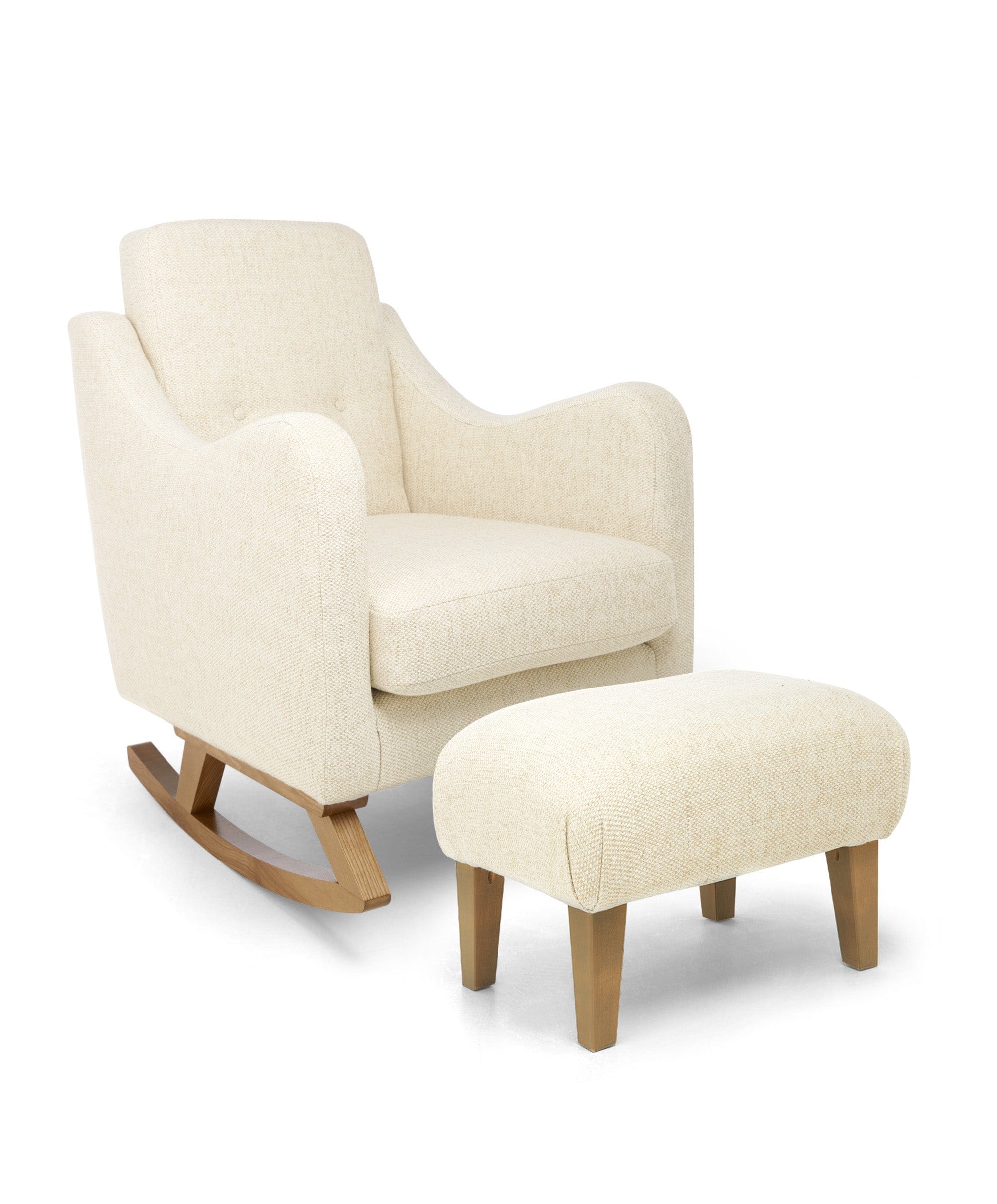 Rocking nursing chair and 2024 stool