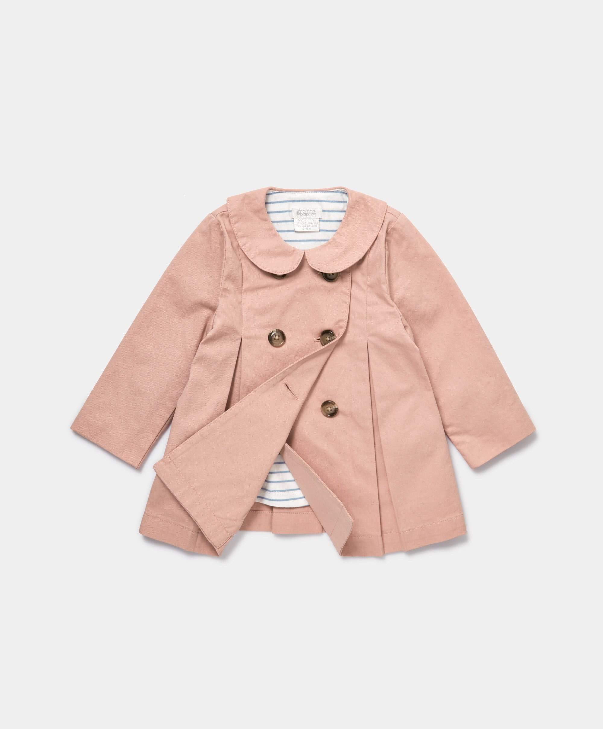 Pink macs outlet and trench coats