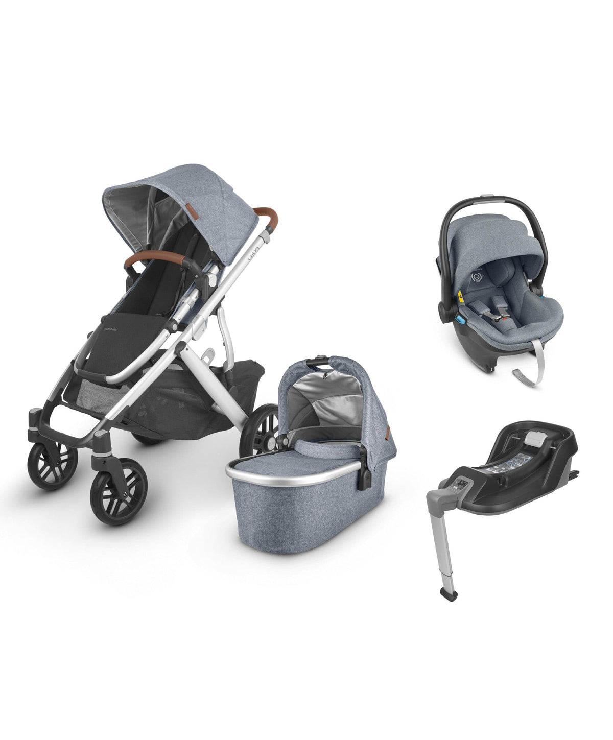 Uppababy vista hotsell with mesa